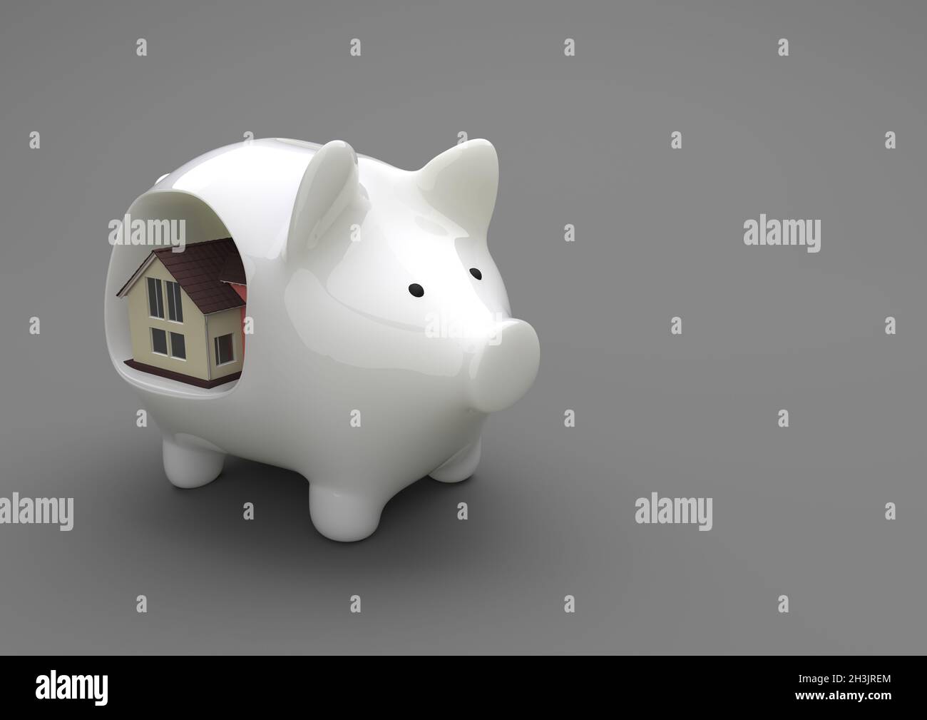 Piggy Bank House Foto Stock