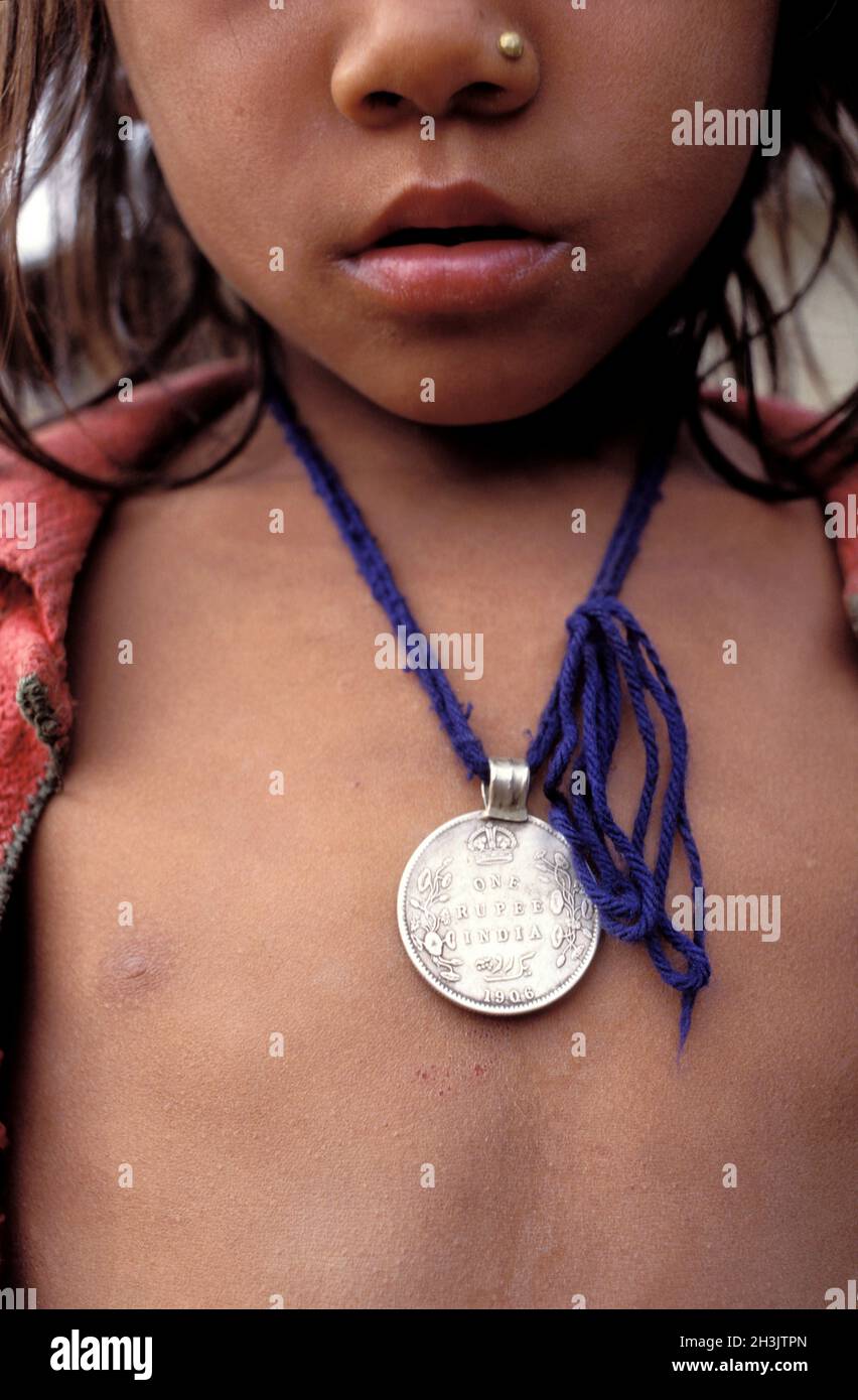 Nepal, zona Terai, gruppo etnico Rana Tharu Foto Stock