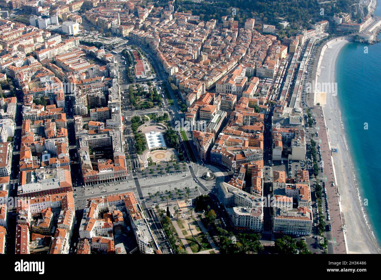 FRANCIA ALPES-MARITIMES (06) NIZZA. AEREO, MARE Foto Stock