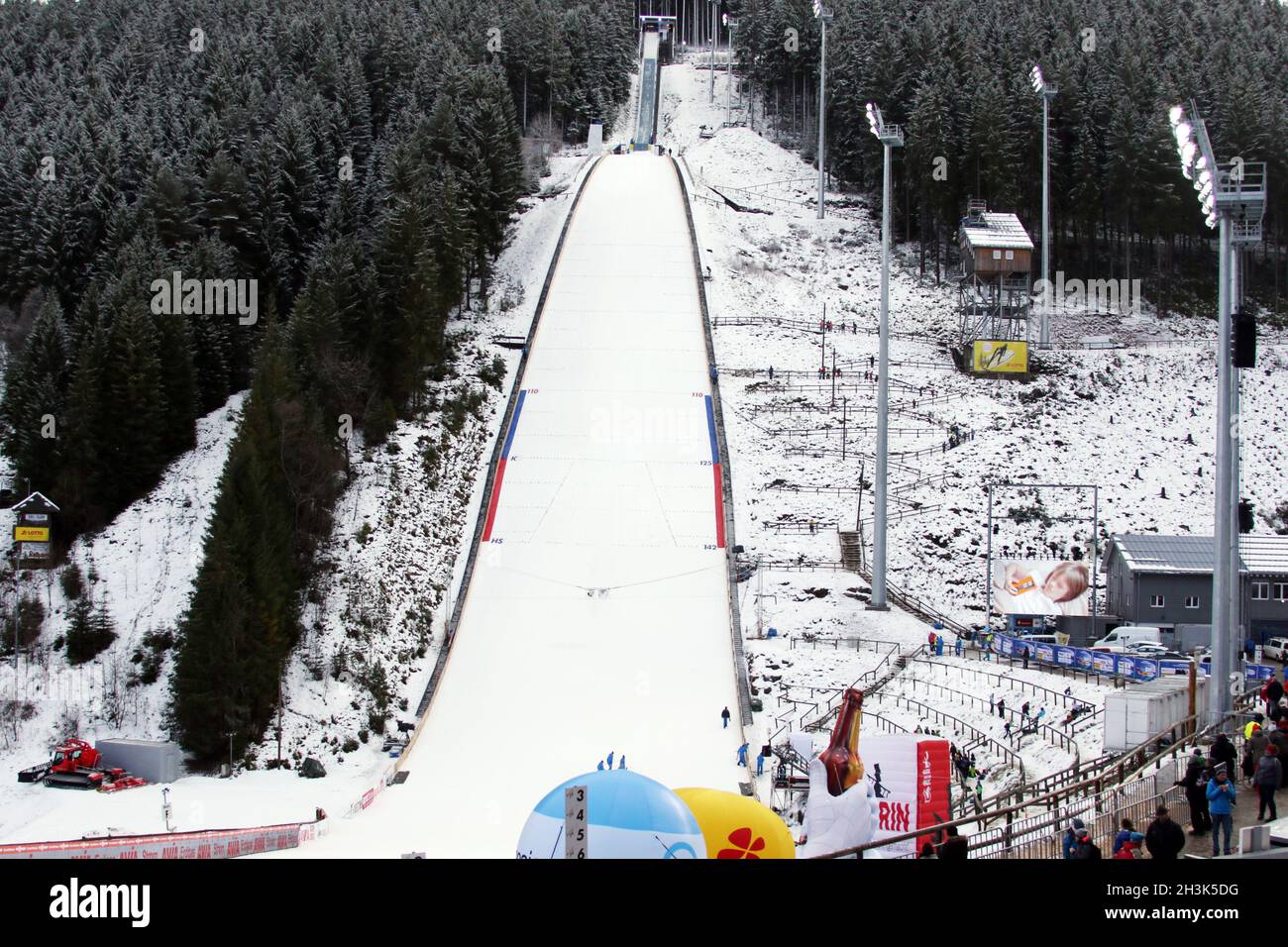 FIS World Cup Ski Jumping 17-18, Neustadt, qualifica Foto Stock