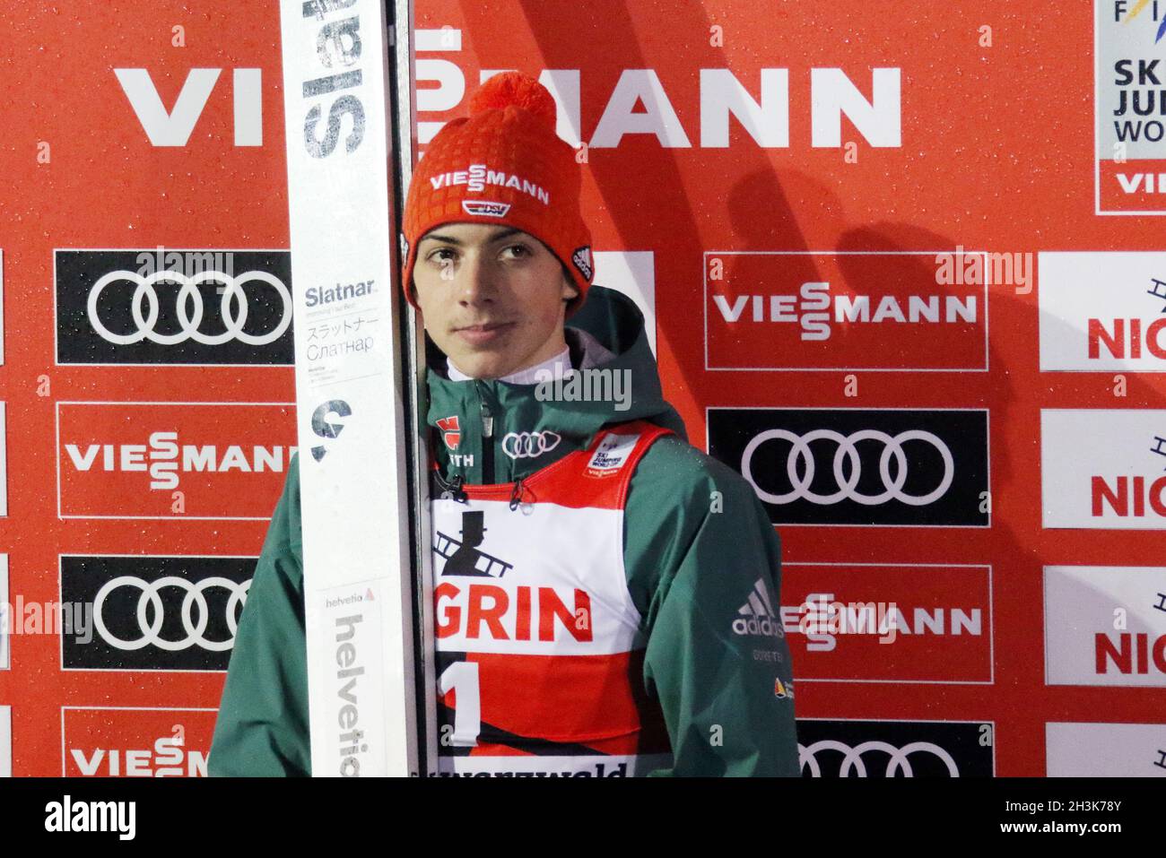 FIS World Cup Ski Jumping 17-18, Neustadt, gara individuale Foto Stock