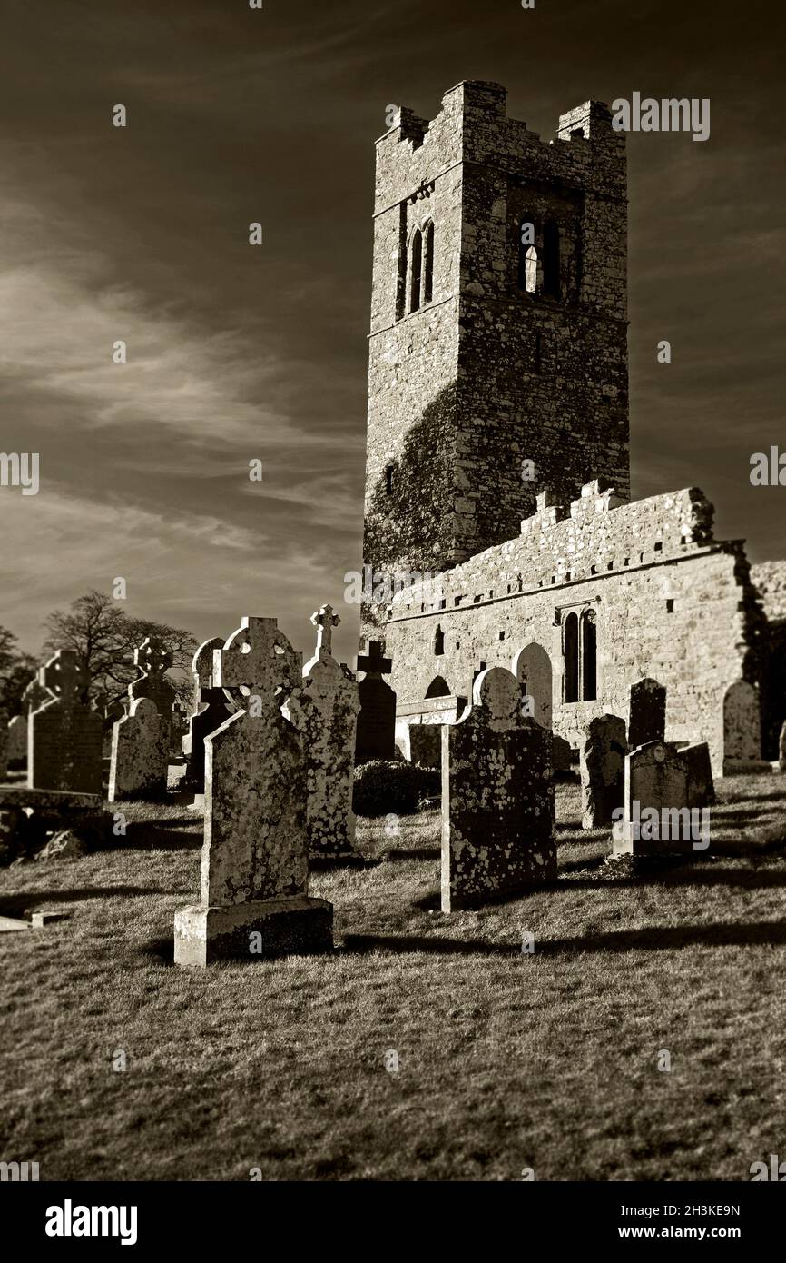 18 ° secolo Chiesa di San Patrizio sulla collina di Slane, Contea di Meath Irlanda Foto Stock