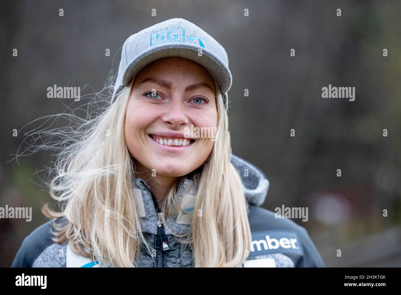 Oslo 20211029.Alpinista Ragnhild Lillehagen Mowinckel durante una conferenza stampa al vertice olimpico insieme alla nazionale norvegese di sci alpino. Foto: Javad Parsa / NTB Foto Stock