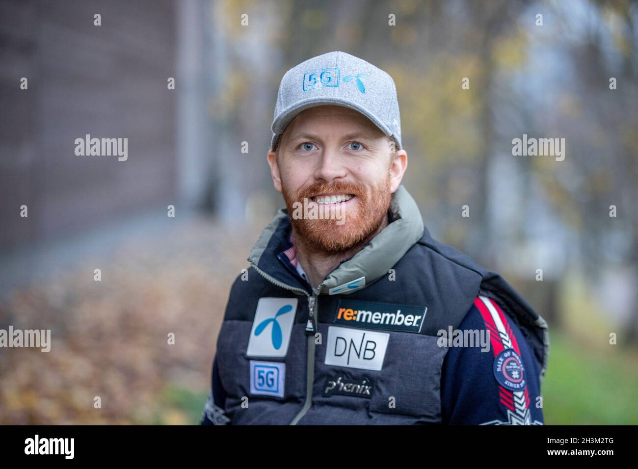 Oslo, Norvegia. 29 ottobre 2021. Oslo 20211029.Alpinista Leif Kristian Nestvold-Haugen durante una conferenza stampa al vertice olimpico insieme alla nazionale norvegese di sci alpino. Foto: Javad Parsa/NTB Credit: NTB Scanpix/Alamy Live News Foto Stock