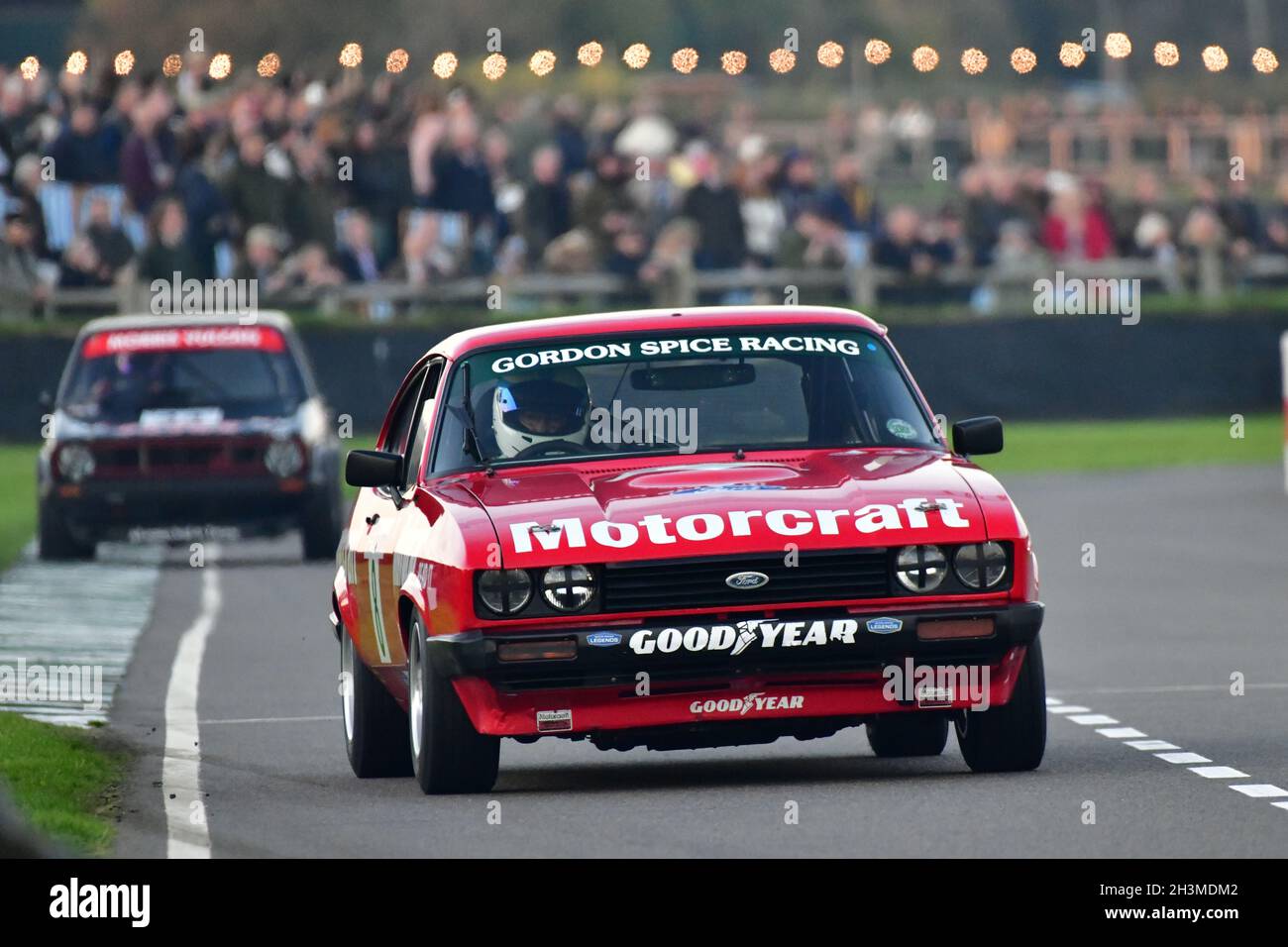 Mike Whitaker, Ford Capri III 3 litri S, Gerry Marshall Trophy, Gruppo 1 Saloon vetture che si sono corse negli anni tra il 1970 e il 1982, costituito da Foto Stock