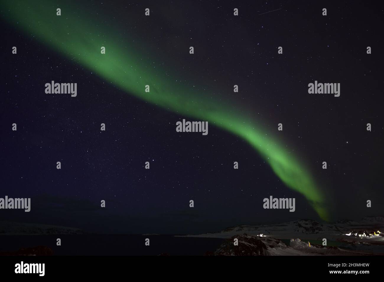 Aurora boreale Foto Stock