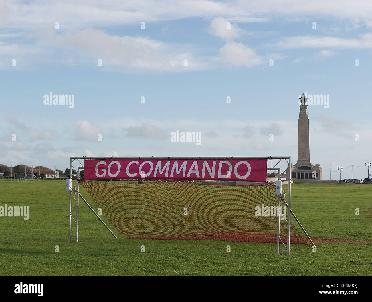 Vai a Commando Foto Stock