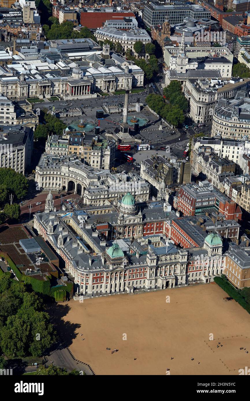 Regno Unito, Londra, veduta aerea della Horse Guards Parade Foto Stock