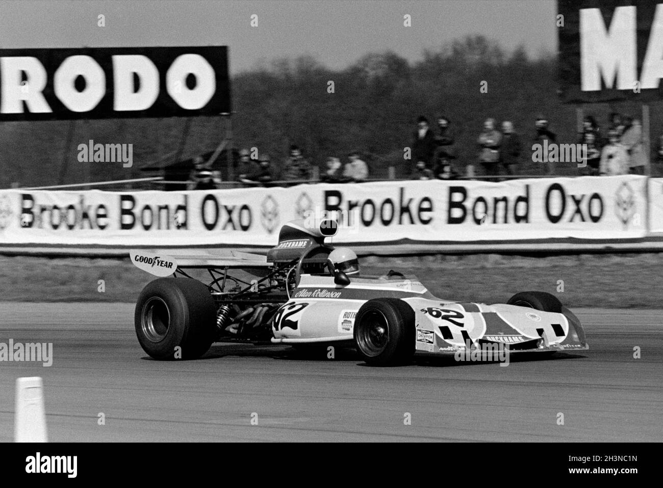 Alan Rollinson al 1973 il TROFEO internazionale GKN/DAILY EXPRESS BRDC 1973 Foto Stock