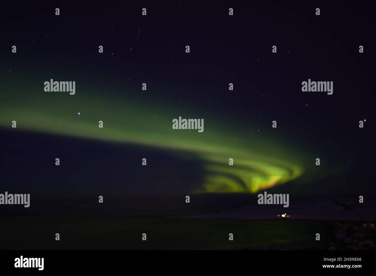 Aurora boreale Foto Stock
