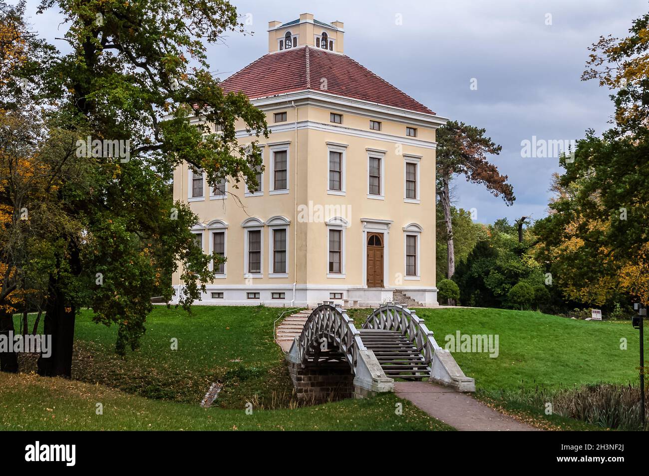 Castello Luisium a Dessau Foto Stock