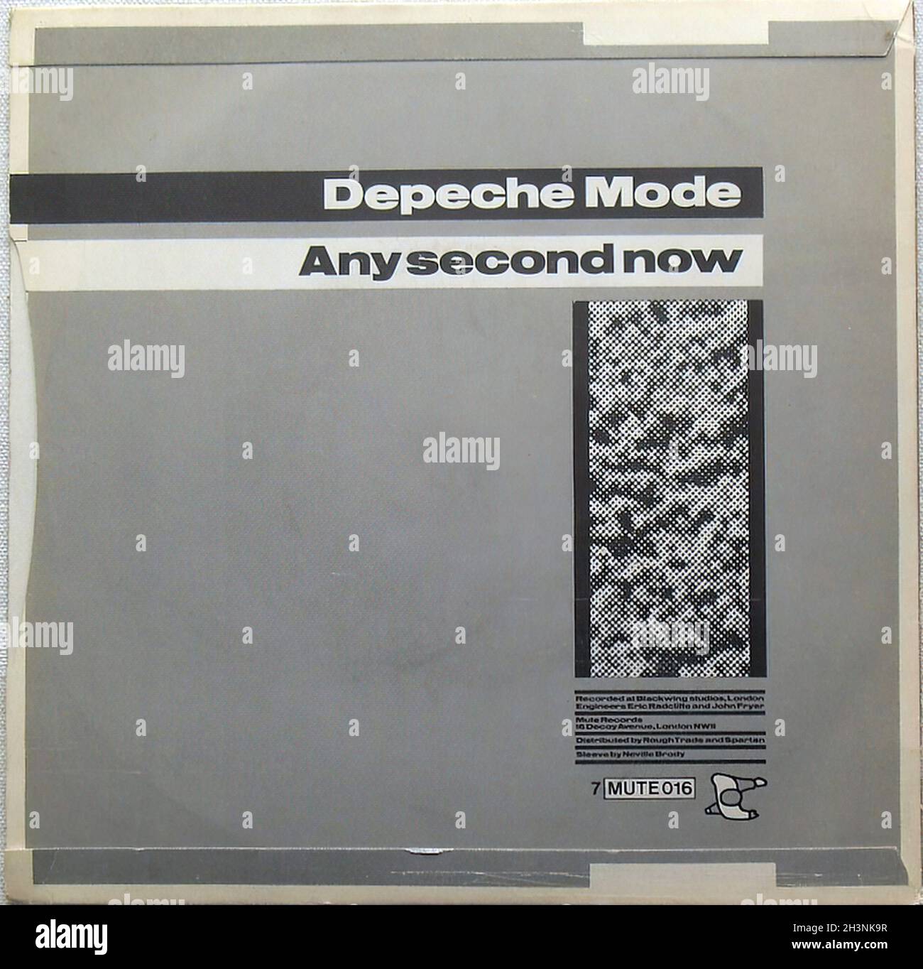 1981 Depeche Mode solo non può ottenere abbastanza vinile singolo 7 pollici 45 giri/min 1980 UK Import England Sleeve Record A 02 Foto Stock