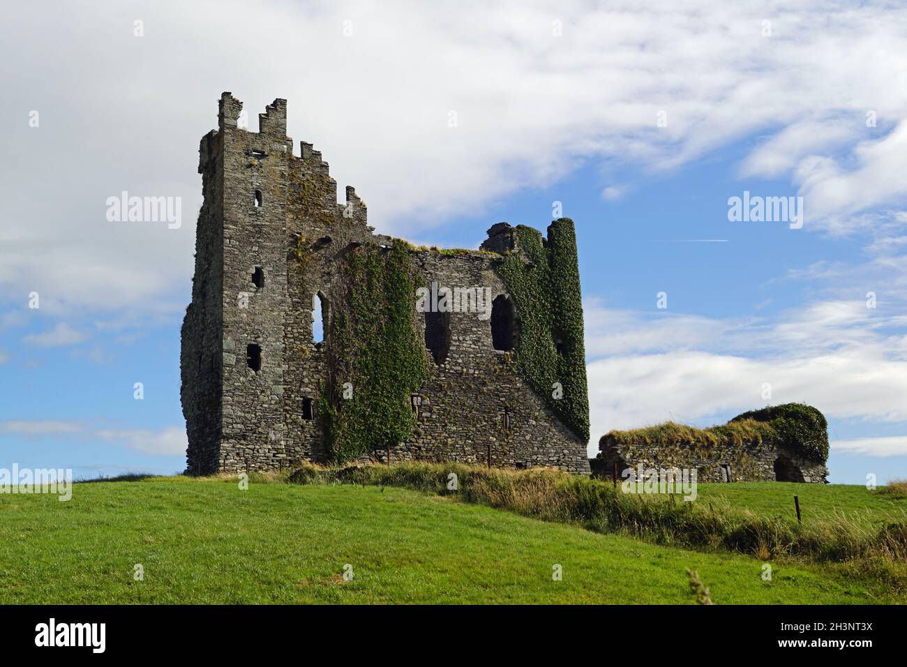 Wild Atlantic Way Ballycarbery Castello Foto Stock