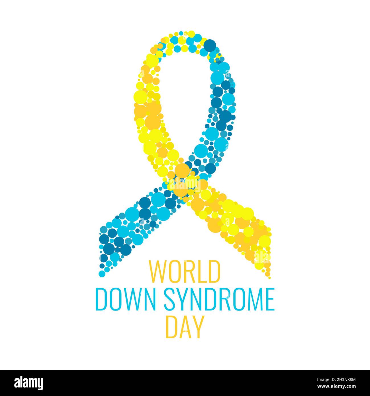 Sindrome di Down, illustrazione concettuale Foto Stock