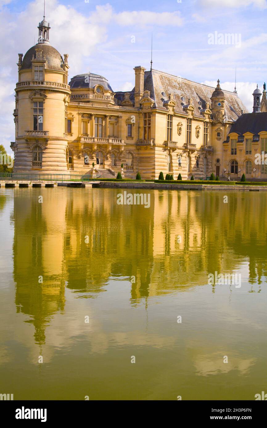 Francia, Ile-de-France, Chantilly, Château, Foto Stock