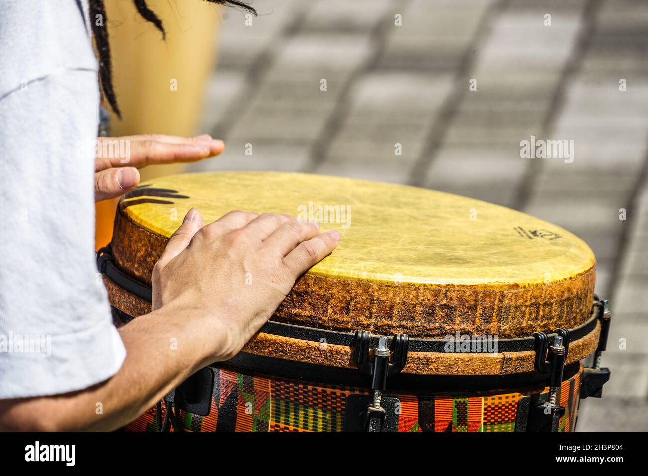 Immagine del tamburo (bango) Foto Stock