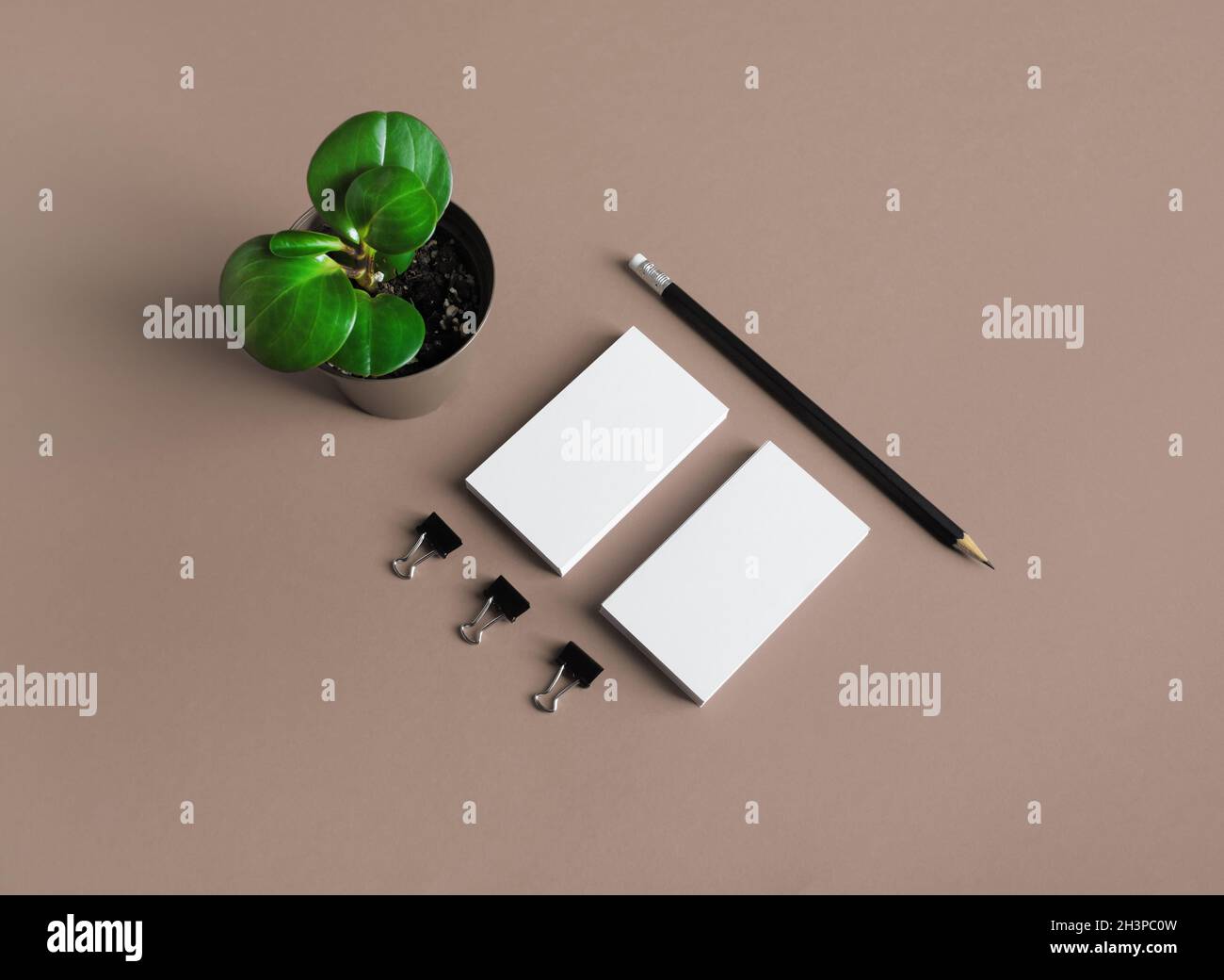 Blank corporate stationery Foto Stock