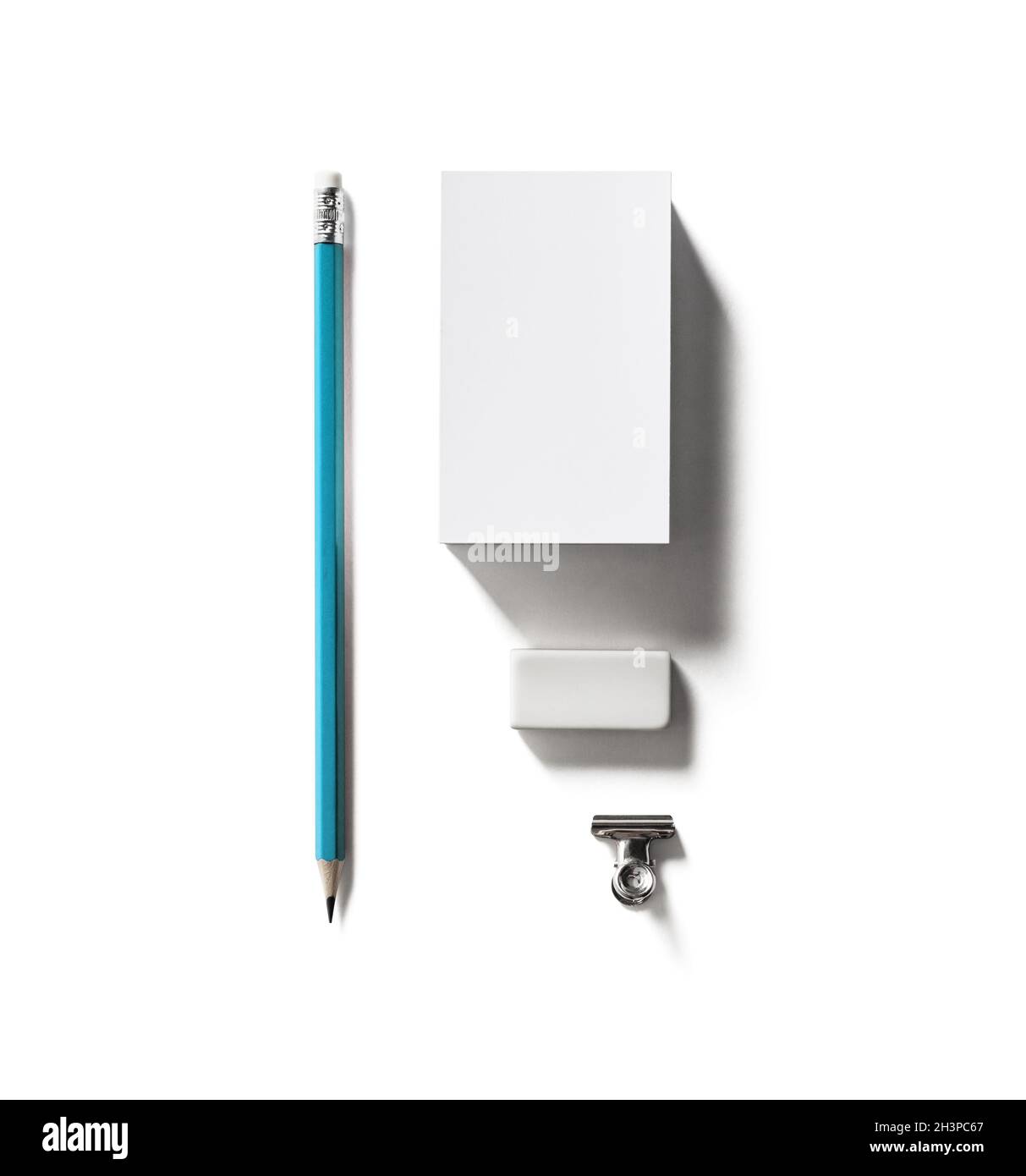 Vuoto set di cancelleria Foto Stock