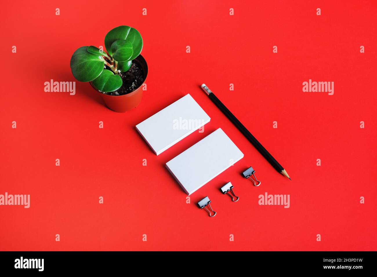 Vuoto modello di cancelleria Foto Stock