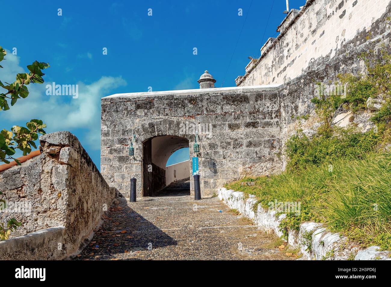 Vecchio castello di costruzione Foto Stock