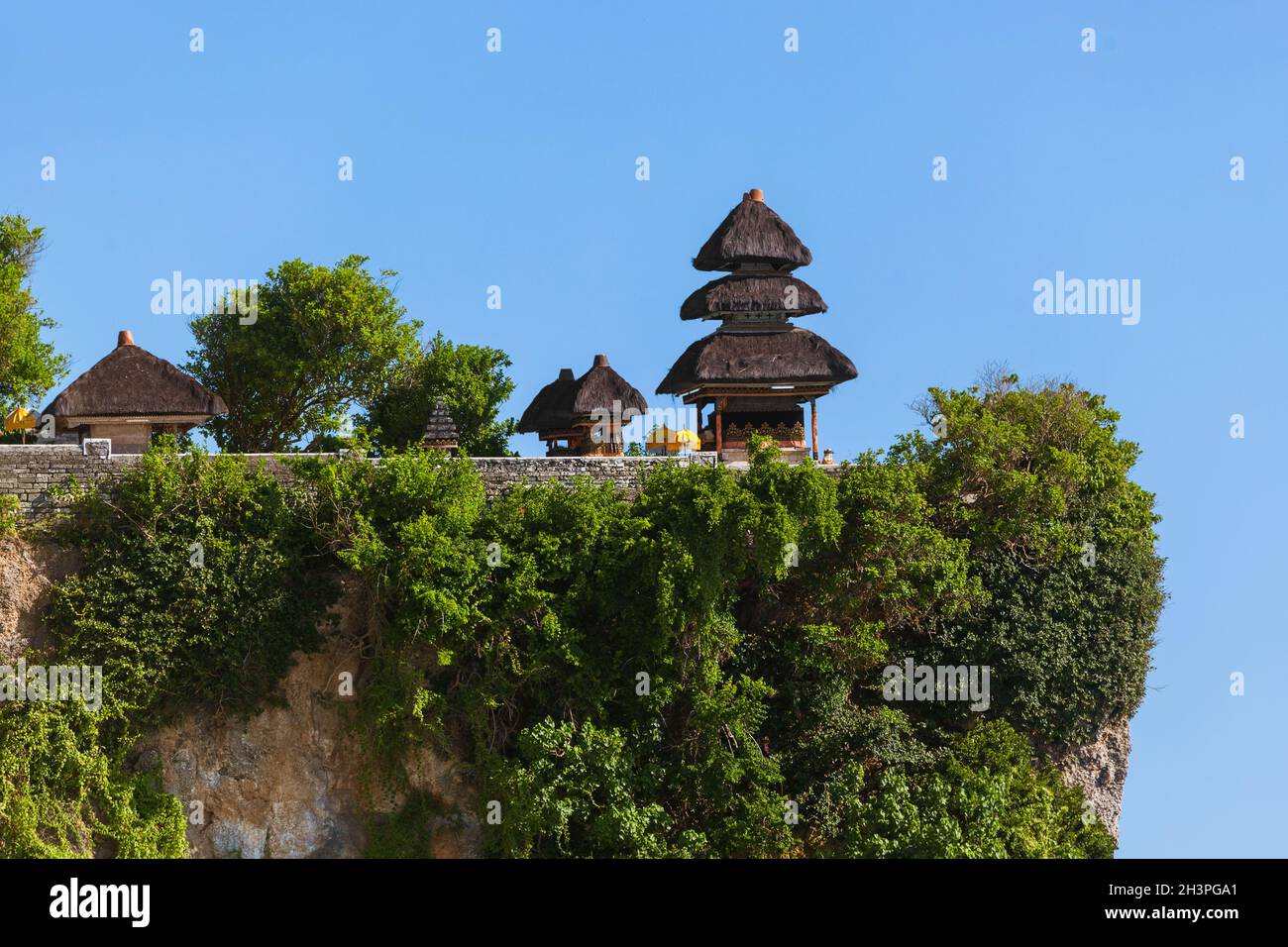 Tempio di Uluwatu di Bali Indonesia Foto Stock