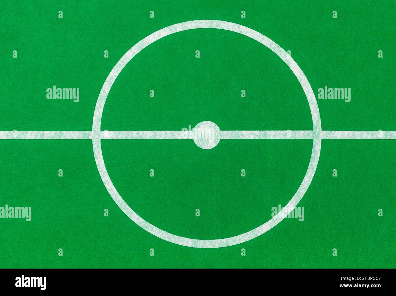 Toy campo di calcio Foto Stock