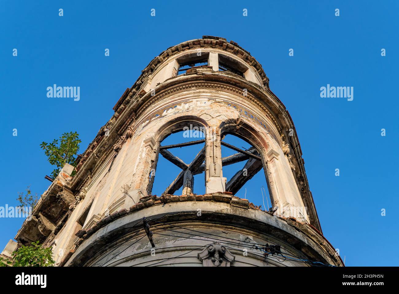 Edificio rovinato Foto Stock