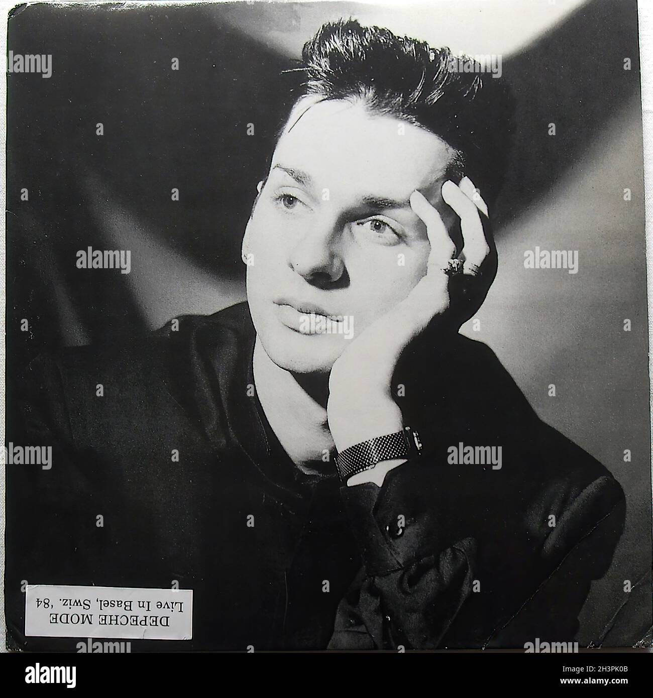 1984 Depeche Mode Bootleg Live Basel Switzerland LP Record Album originale Vintage Vinyl B. Foto Stock