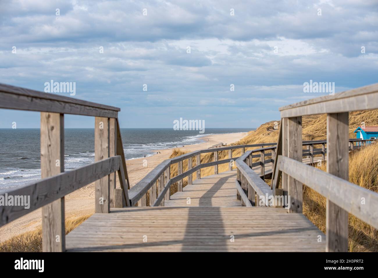 Passerella in legno Foto Stock