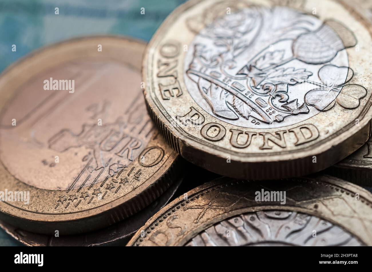 Banconote in sterline britanniche Foto Stock