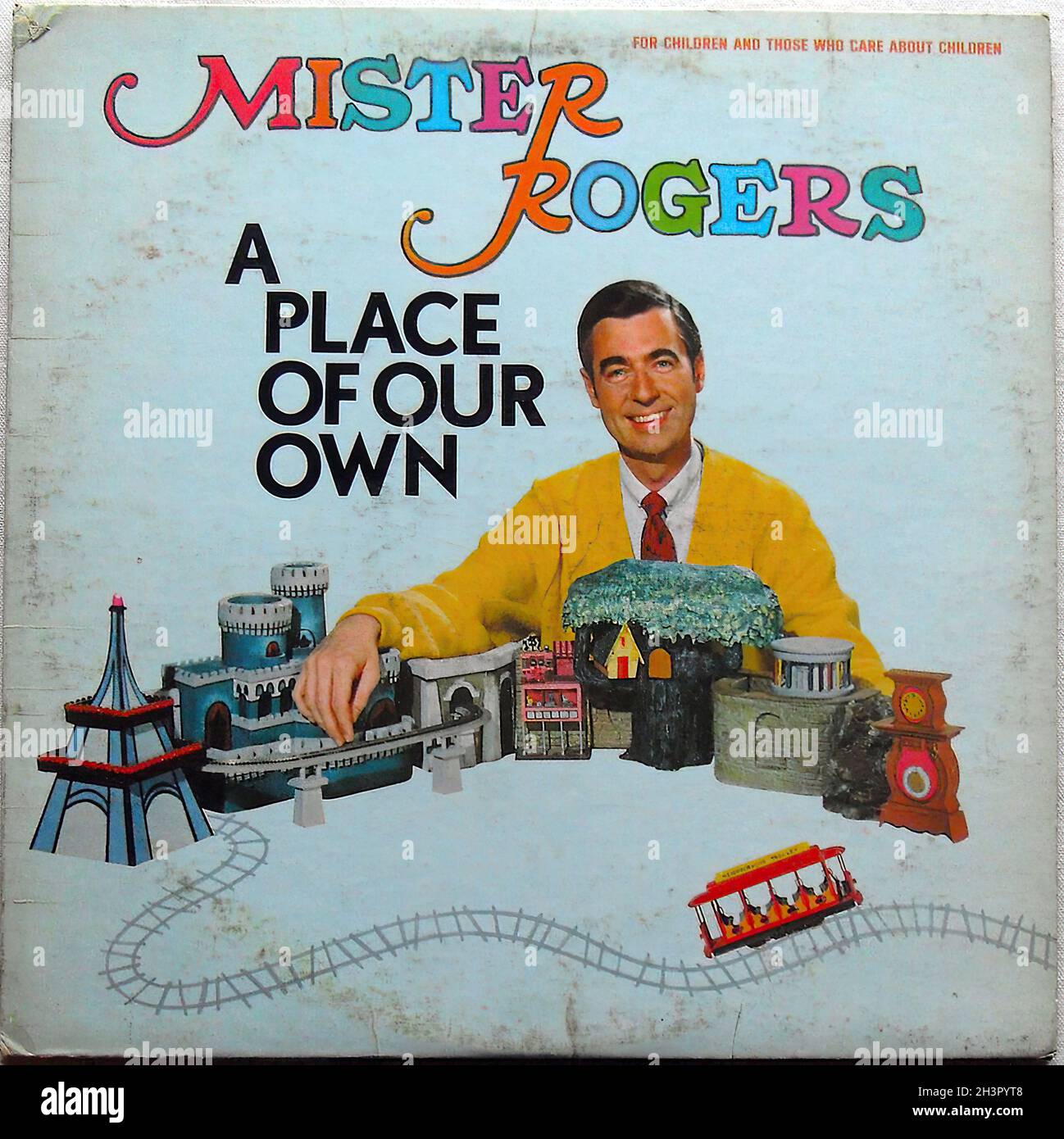 1960 Mister Rogers un posto del nostro album originale Vintage Vinyl Record Foto Stock