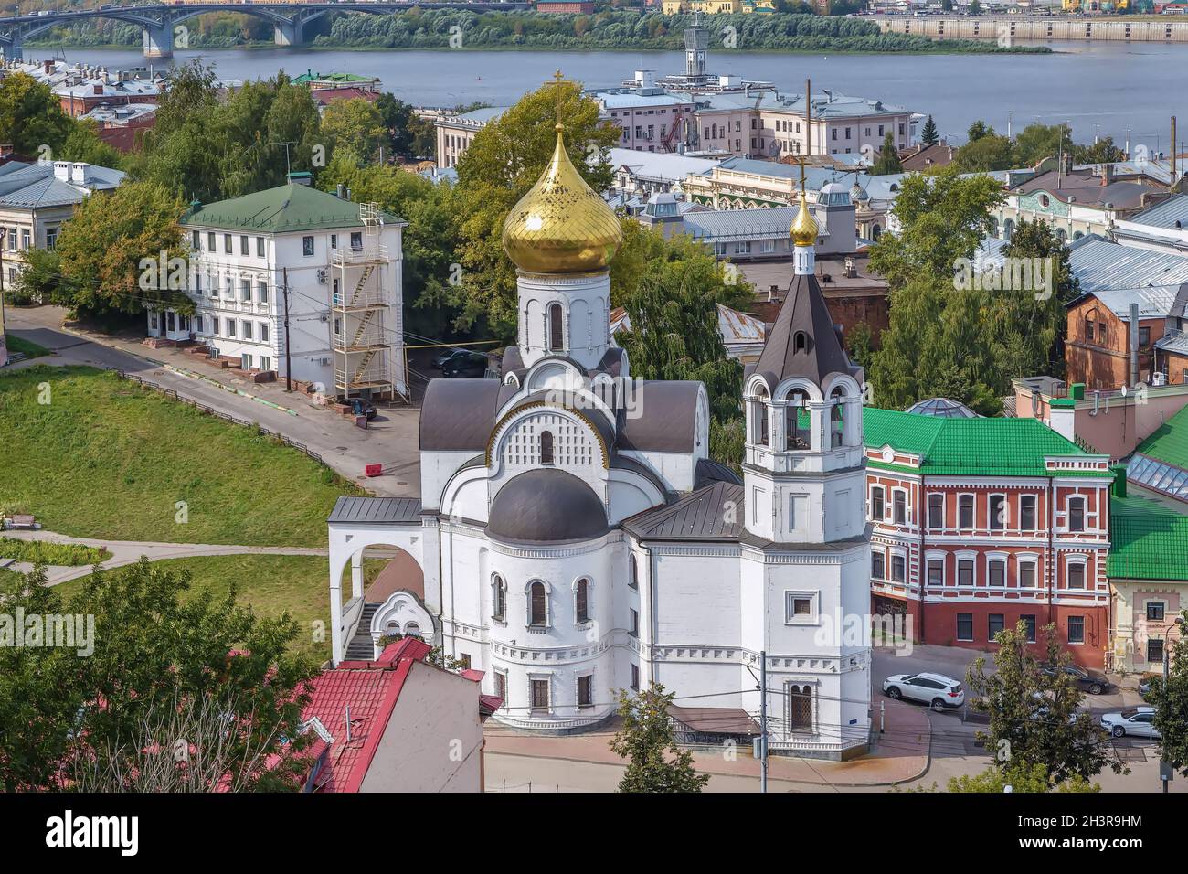 Tempio dell'icona kazana della Madre di Dio, Nizhny Novgorod, Russia Foto Stock