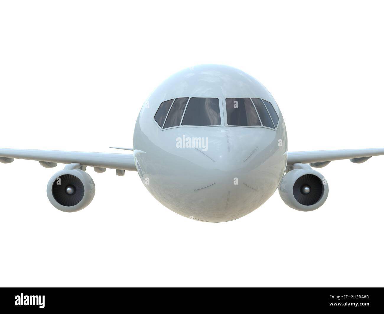 CommercialÂ aereo passeggeri a AirÂ su White Aviation Cargo Service Foto Stock