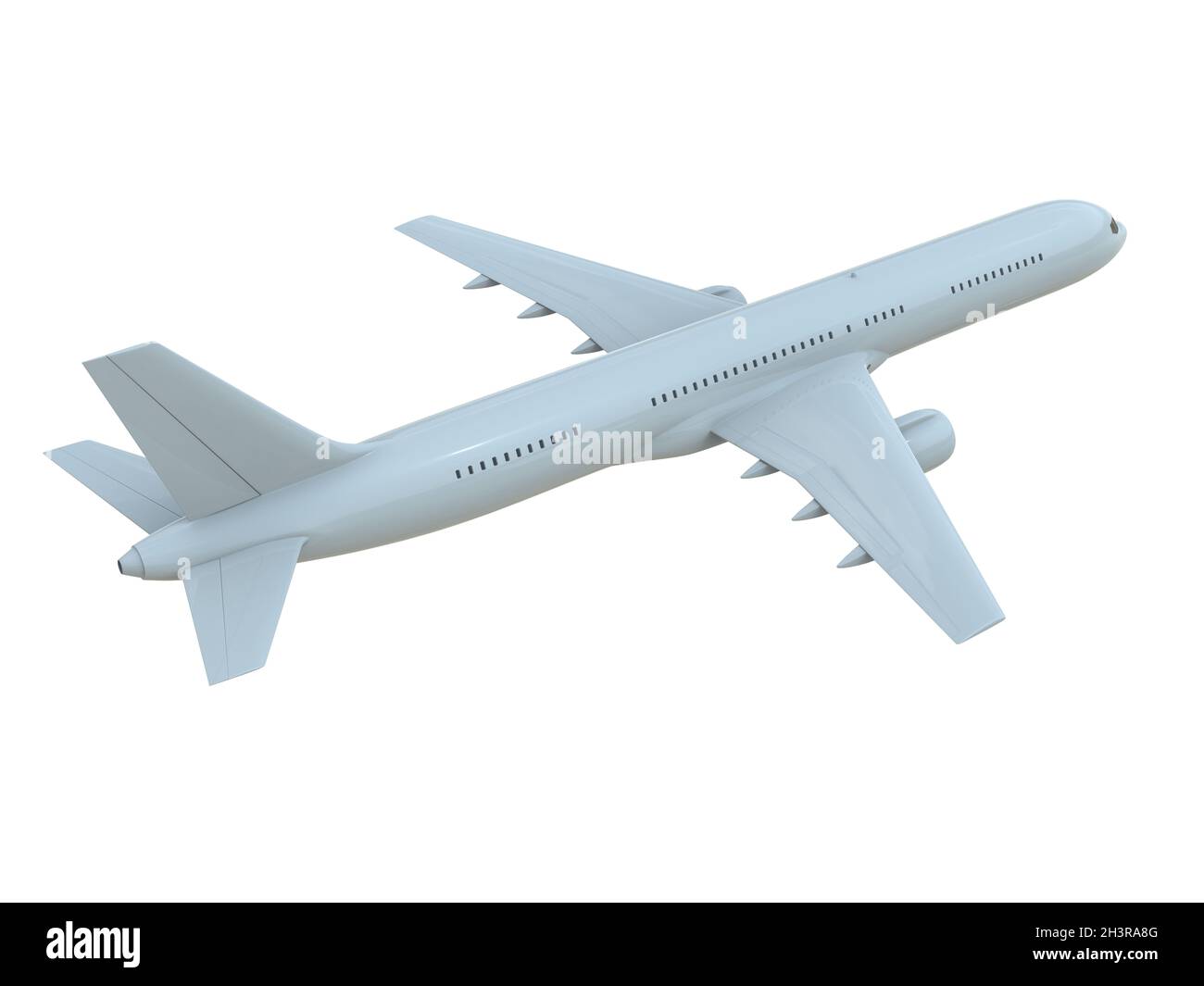 CommercialÂ aereo passeggeri a AirÂ su White Aviation Cargo Service Foto Stock