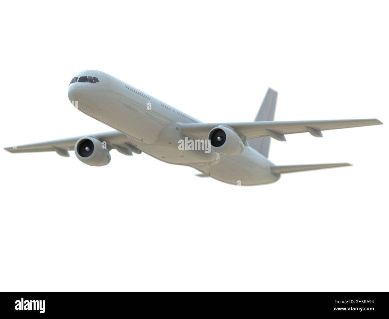 CommercialÂ aereo passeggeri a AirÂ su White Aviation Cargo Service Foto Stock