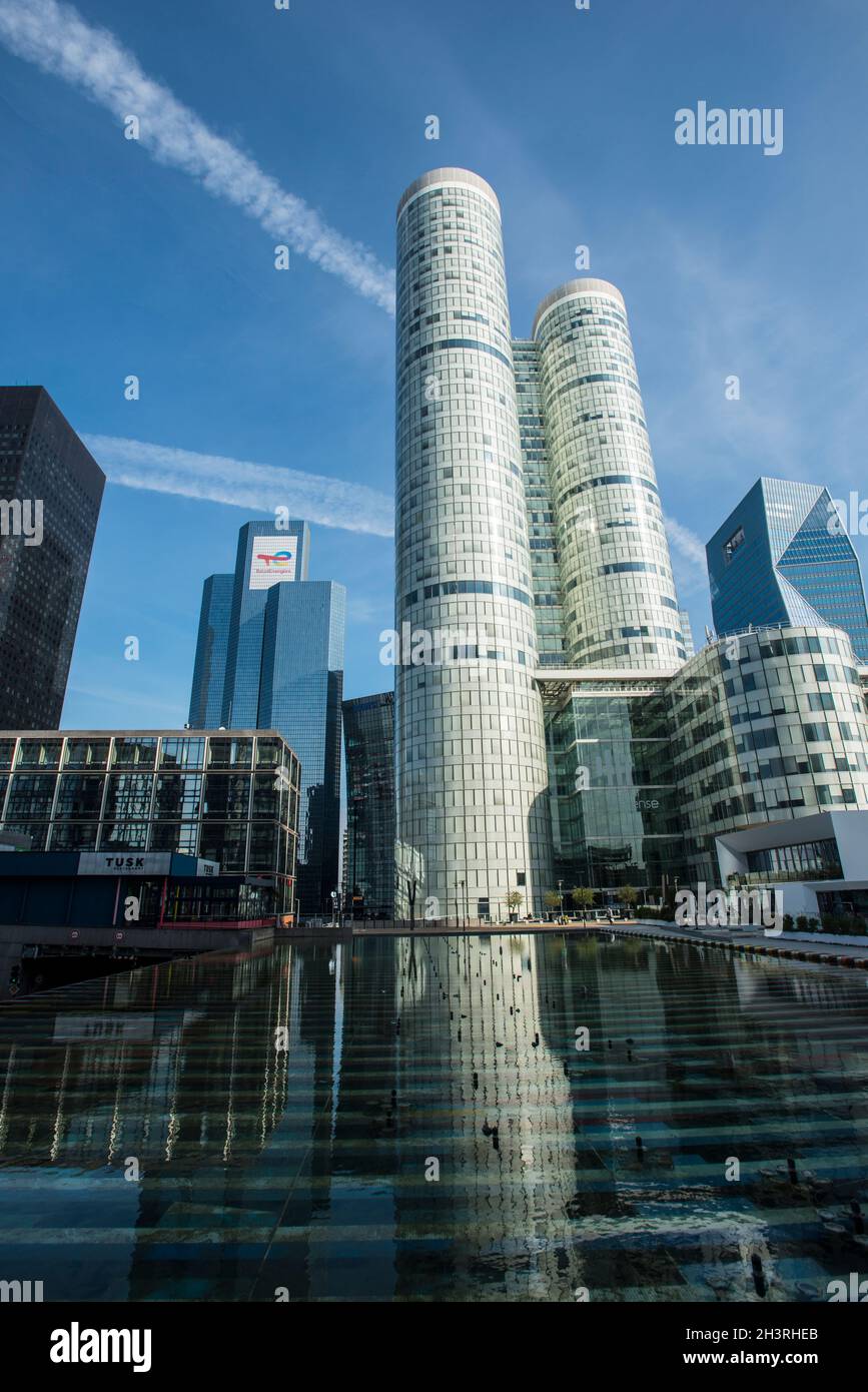 Gli edifici di la Défense Foto Stock