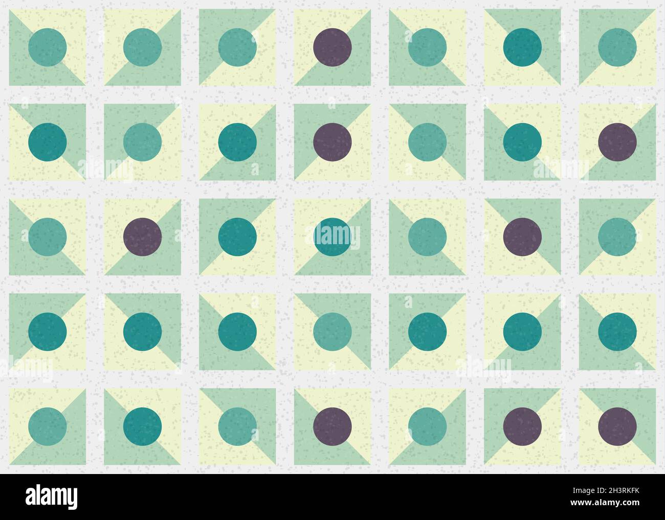 Illustrazione astratta dell'arte computazionale generativa geometrica Illustrazione Vettoriale