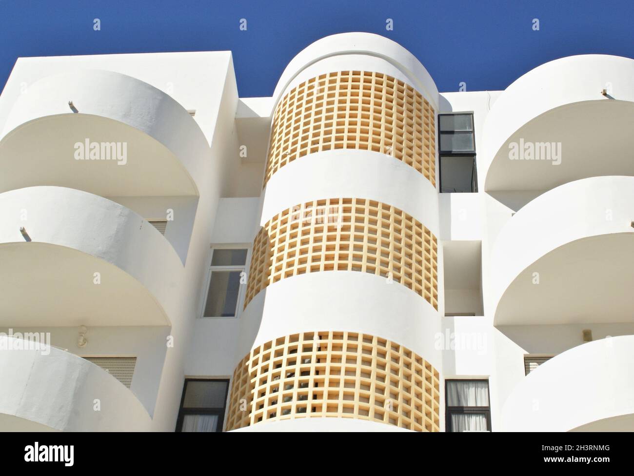 Moderna architettura alberghiera Foto Stock