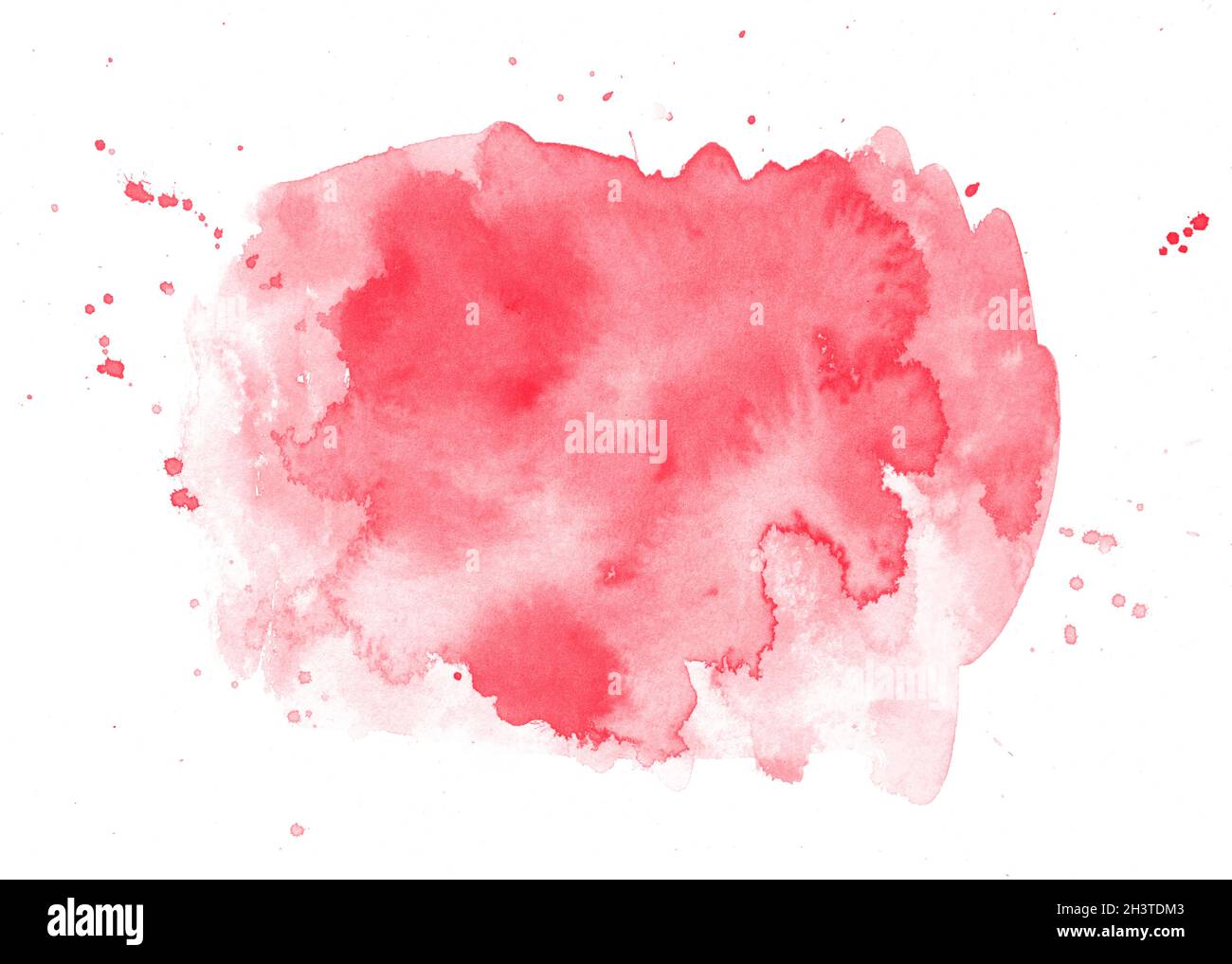 Abstract artistico rosa vibranti acquerello texture di sfondo Foto Stock