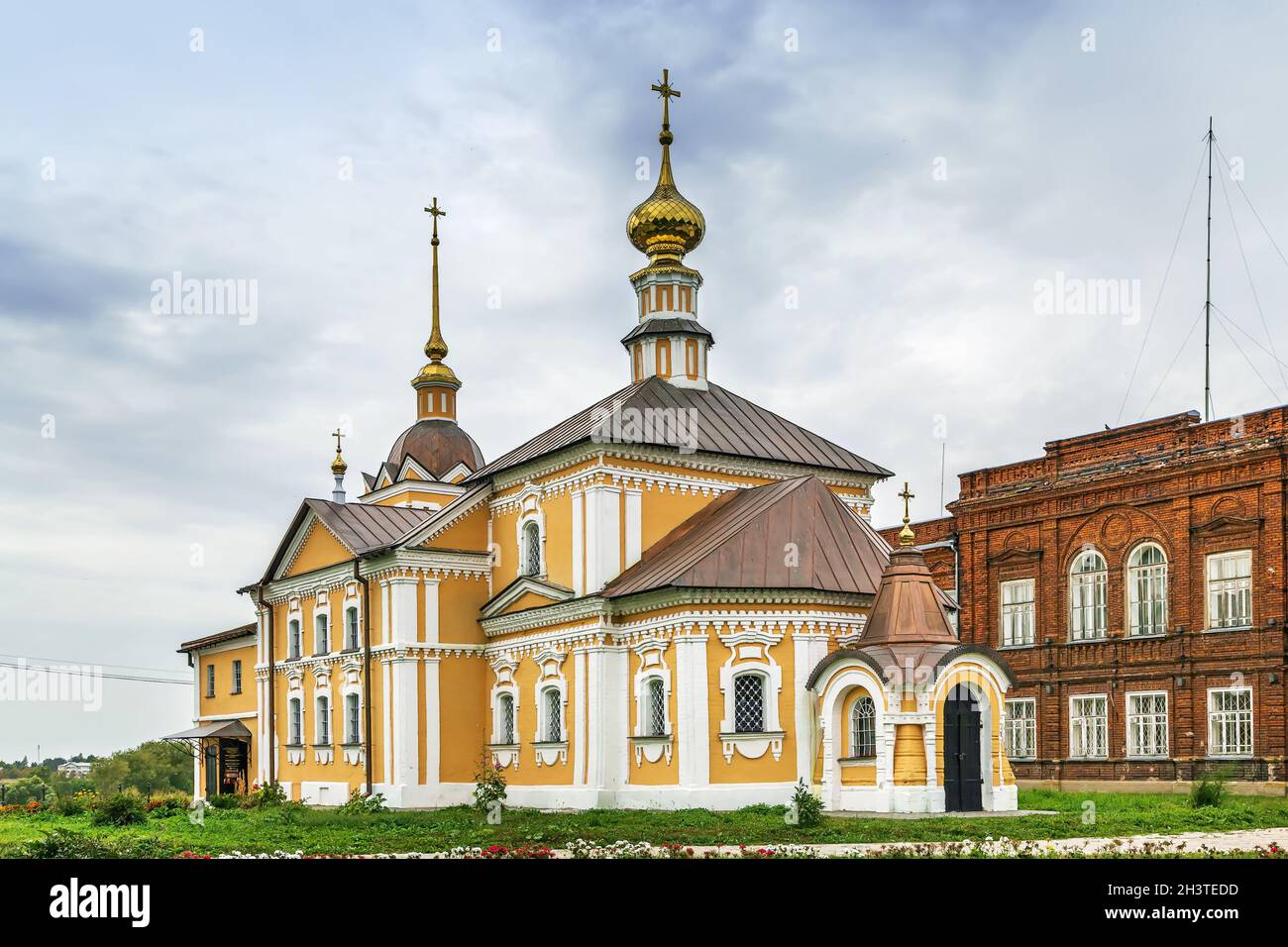 Chiesa di Kresto-Nikolskaya, Suzdal, Russia Foto Stock