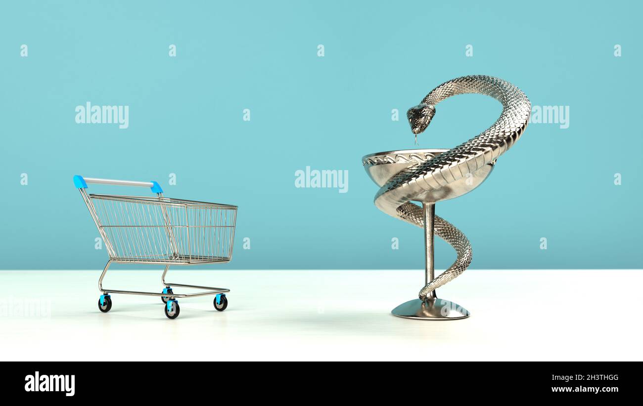 Negozio di articoli per l'apothecary personale dell'Aesculapian Foto Stock