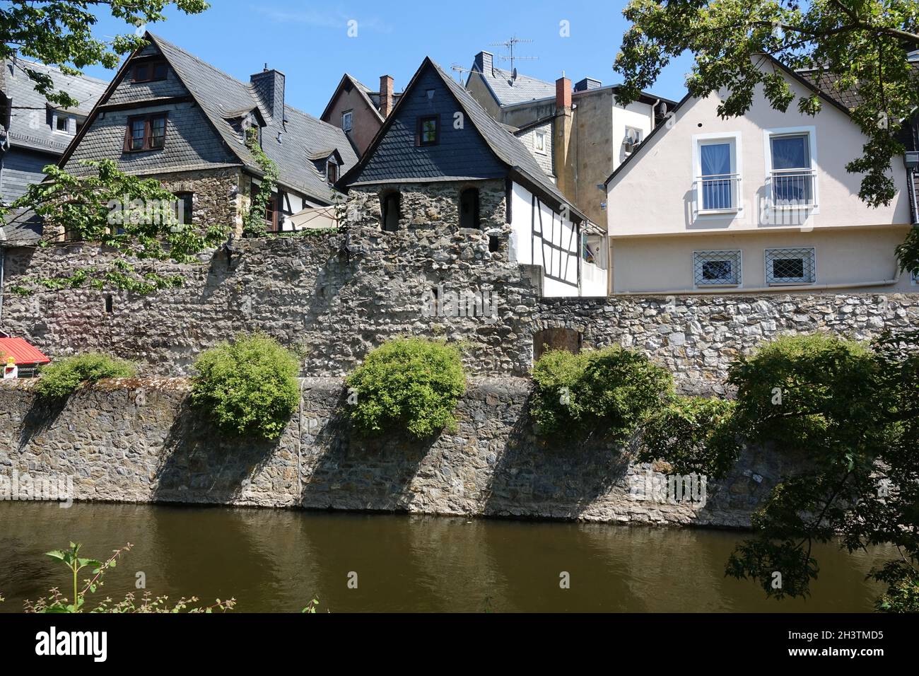 MÃ¼hlgraben a Wetzlar Foto Stock