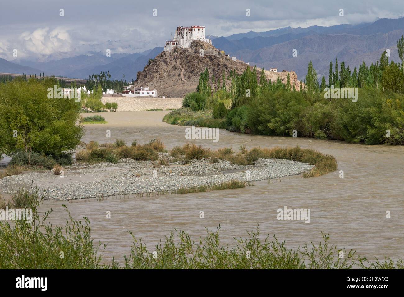 Monastero di Stakna, Ladakh Foto Stock