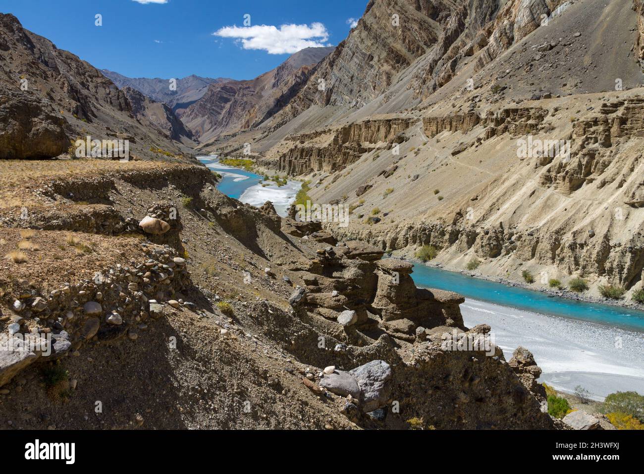 Valle di Tsarab Chu Foto Stock