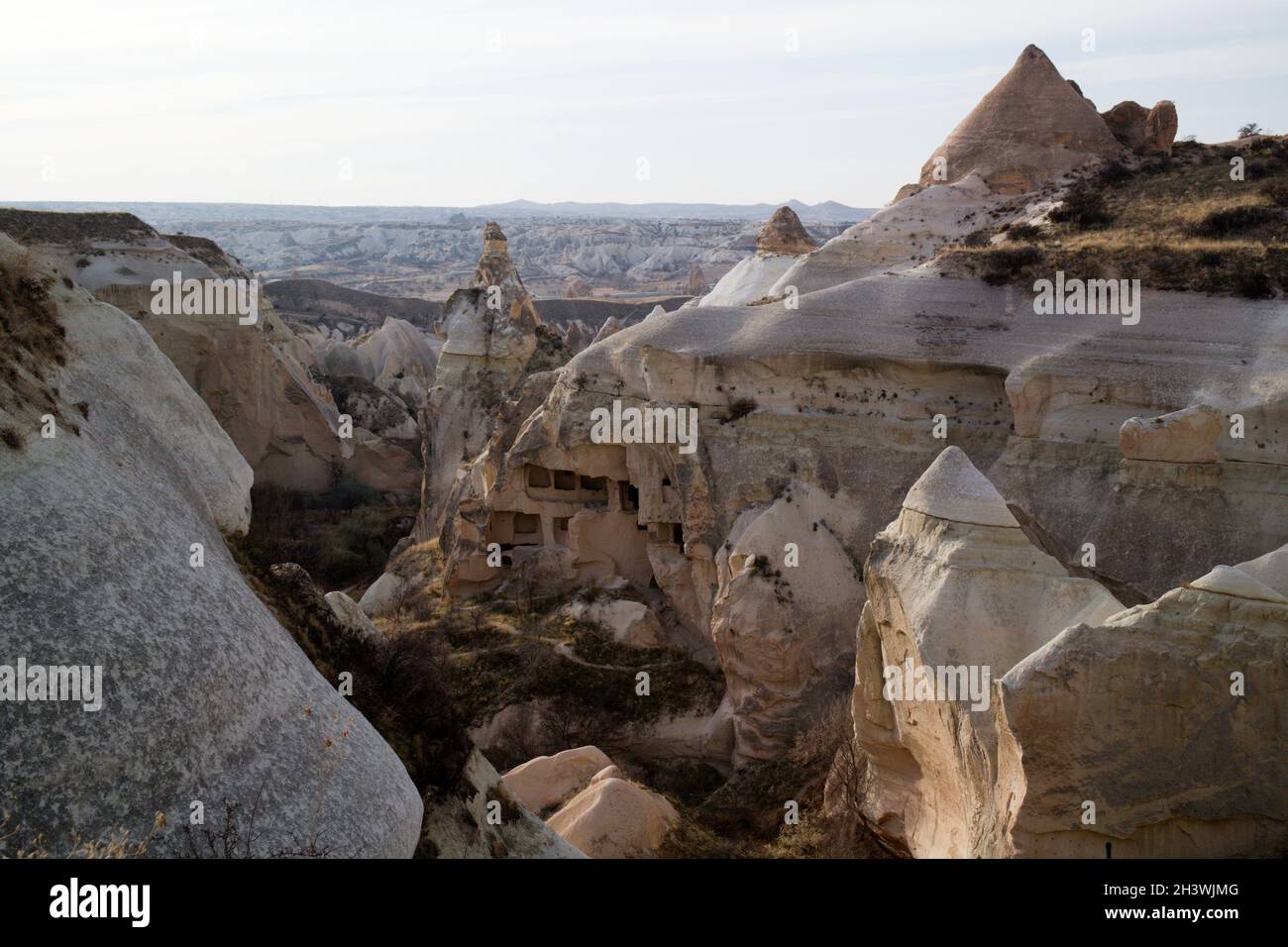 Escursioni nelle valli della Cappadocia Foto Stock