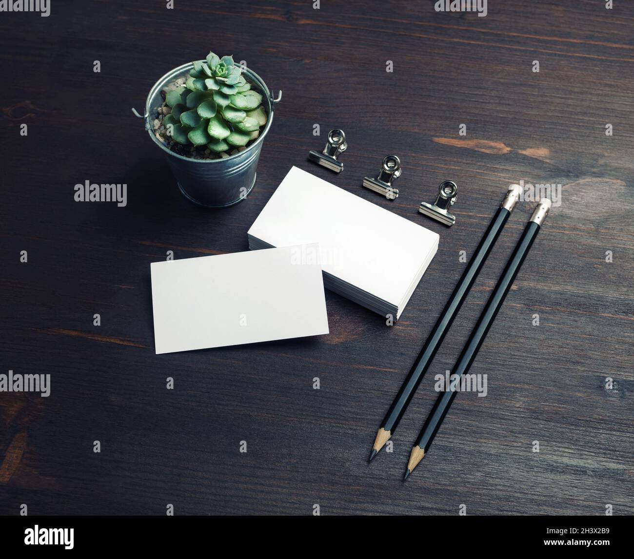Il Branding mock up Foto Stock