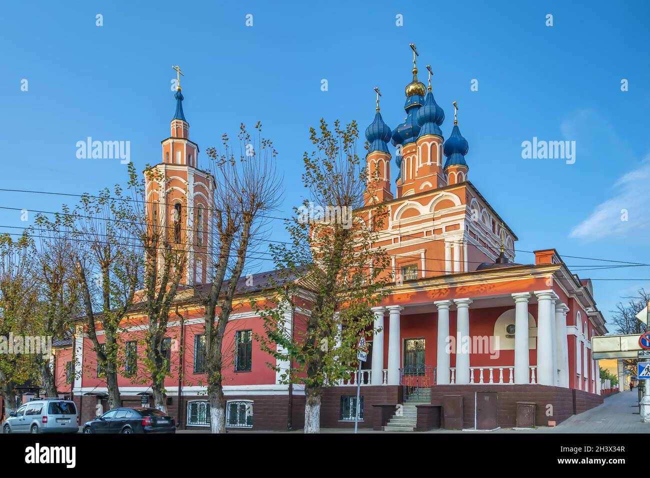 Chiesa della Natività della Beata Vergine Maria, Kaluga, Russia Foto Stock