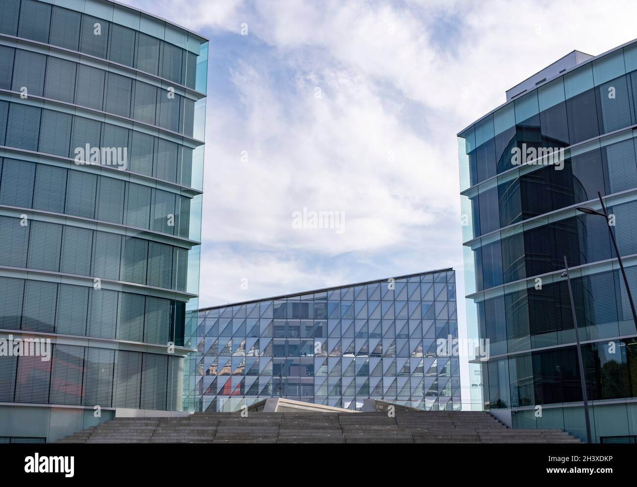 La Maison de la paix (letteralmente: Casa della Pace), Istituto Graduate di Studi internazionali e di sviluppo, Ginevra, Svizzera Foto Stock