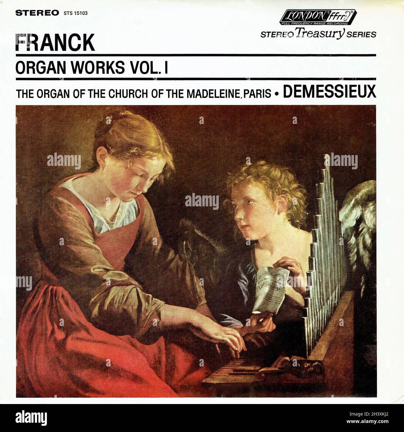 Franck Organ Works vol 1 - Demessieux London STS 1 - Classical Music Vintage Vinyl Record Foto Stock