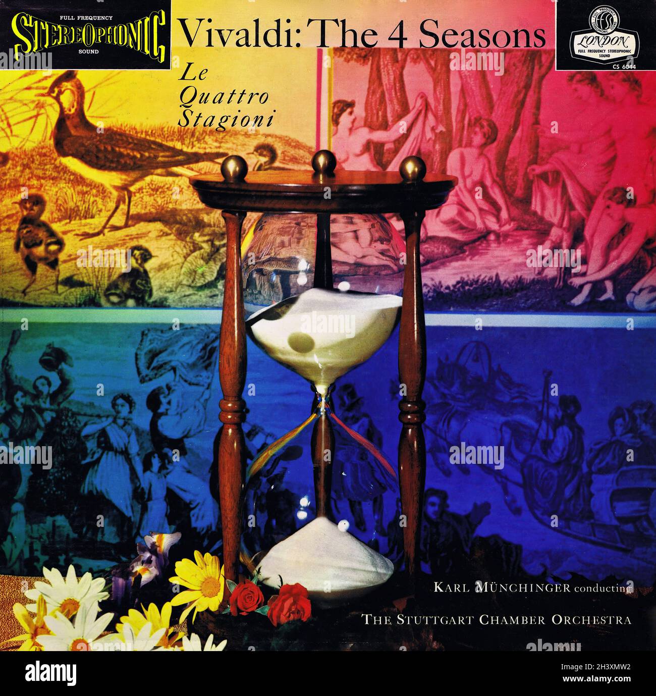Vivaldi Four Seasons - Munchinger London Blueback - Classical Music Vintage Vinyl Record Foto Stock